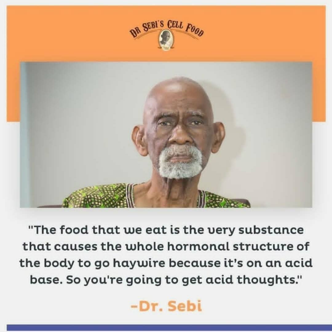 Dr. Sebi Alkaline Vegan, Real food, Natural Holistic Healing 
.
Follow  for alka…