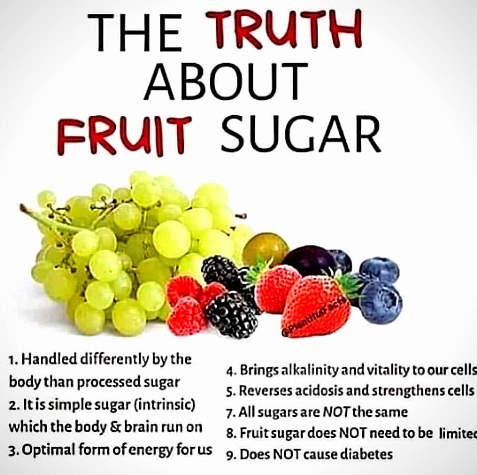 The body processes fruit sugar differently from refined sugar.  Fruit sugar will…