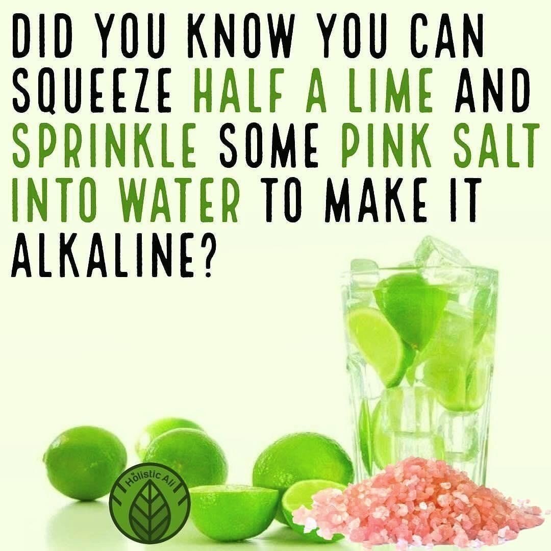 If you aren’t doing this already, having lime / Himalayan pink sea salt water is…