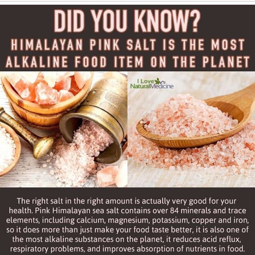 Are you using Himalayan Pink Salt?  I am & love it. 

Follow  for Daily Natural …