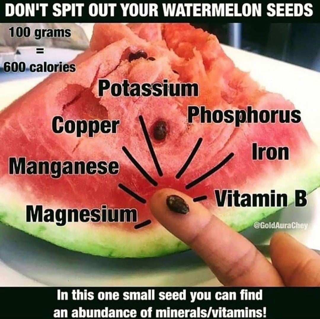 Do you spit out your seeds?…that’s only if you can even find a seeded watermel…