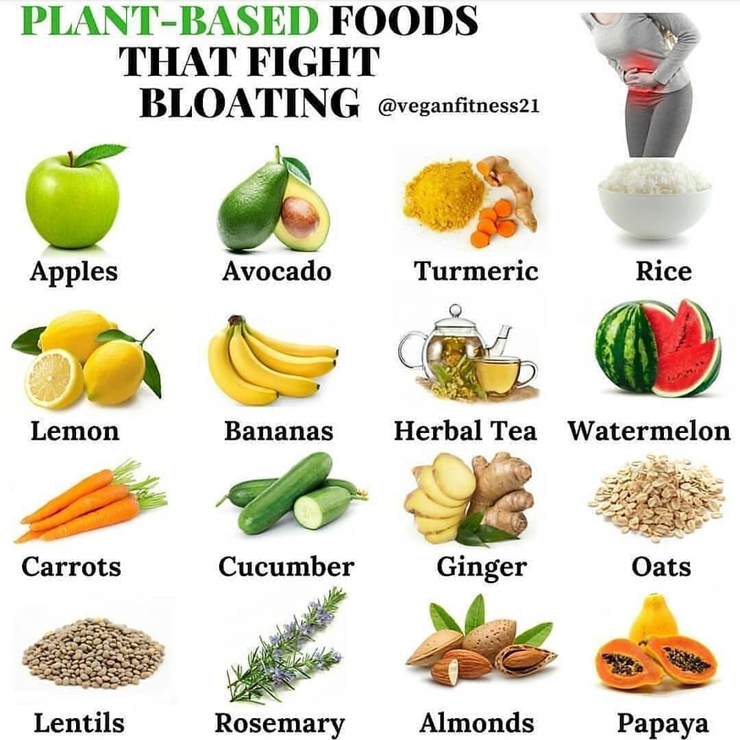 Plant Based Foods That Fight Bloating 
.
Follow  for the BEST in healthy living
…