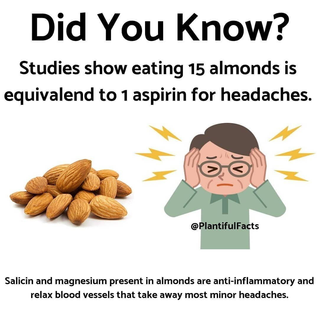 Did you know?! Follow  for Daily Natural Medicine and Remedies!

Almonds are kno…