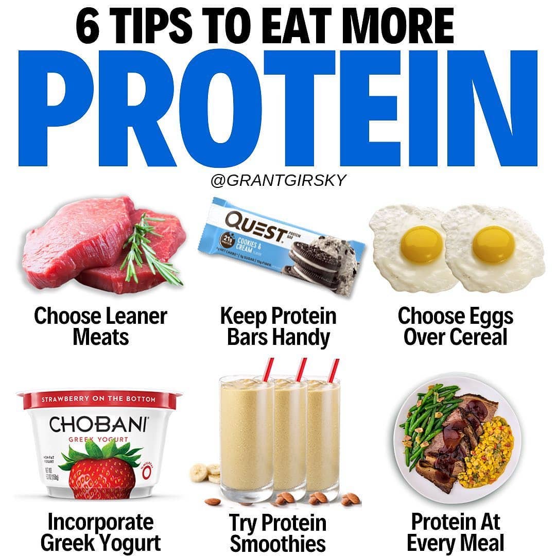 6 TIPS TO EAT MORE PROTEIN

Please follow  for more great content!! by 
–
Consu…