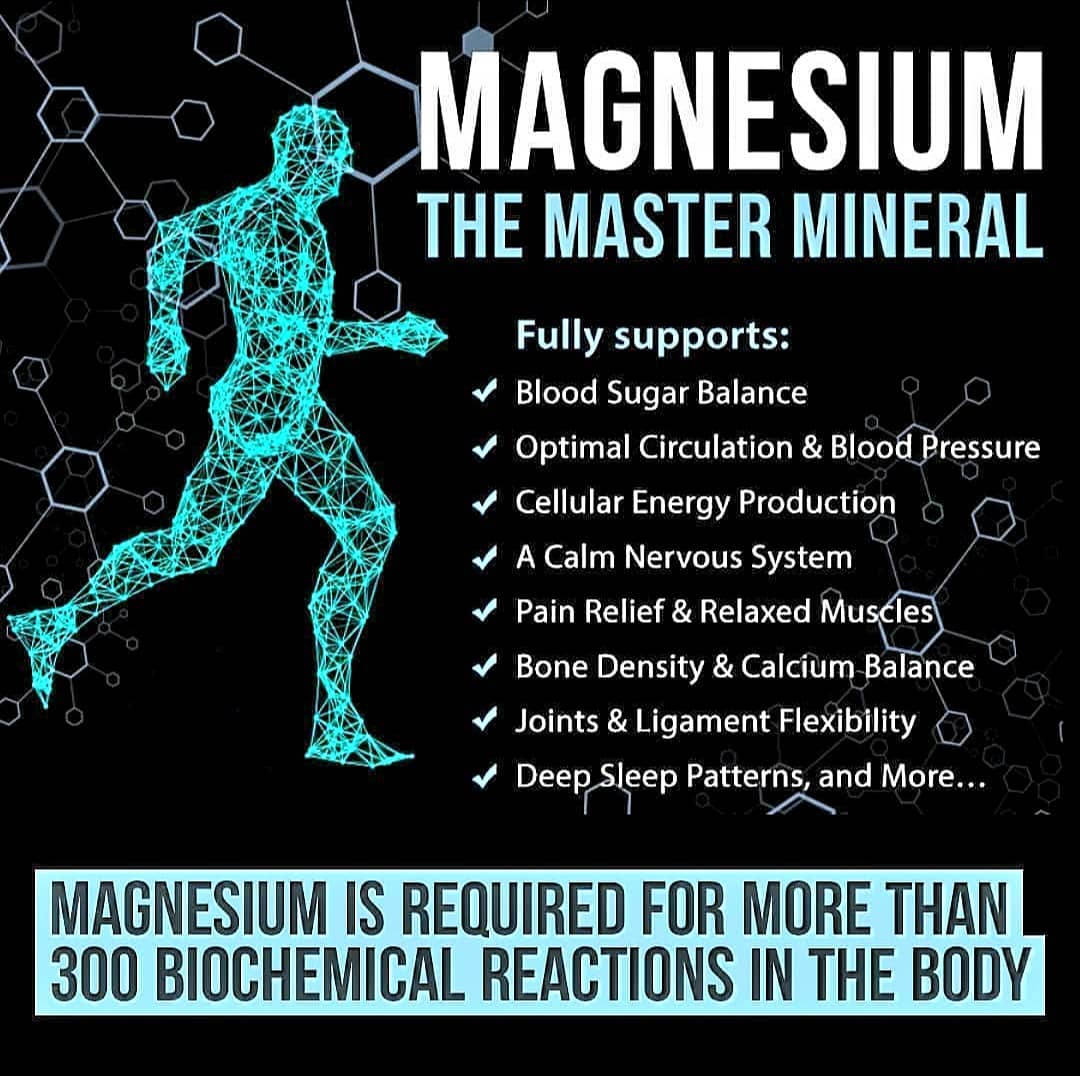 Most people are severely deficient in magnesium. Tag and share those who need to…