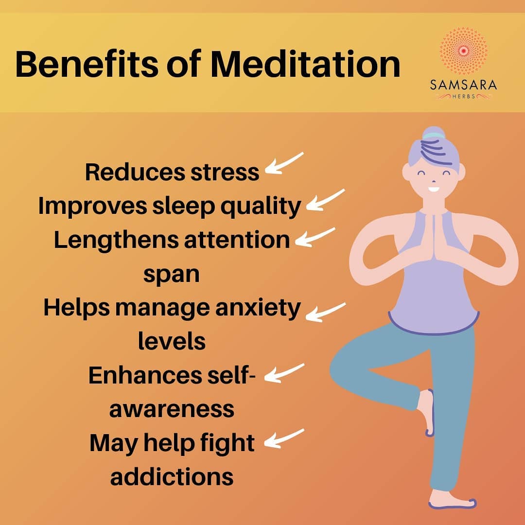 Meditation is good for us in many ways.  It can help relieve anxiety, stress and…