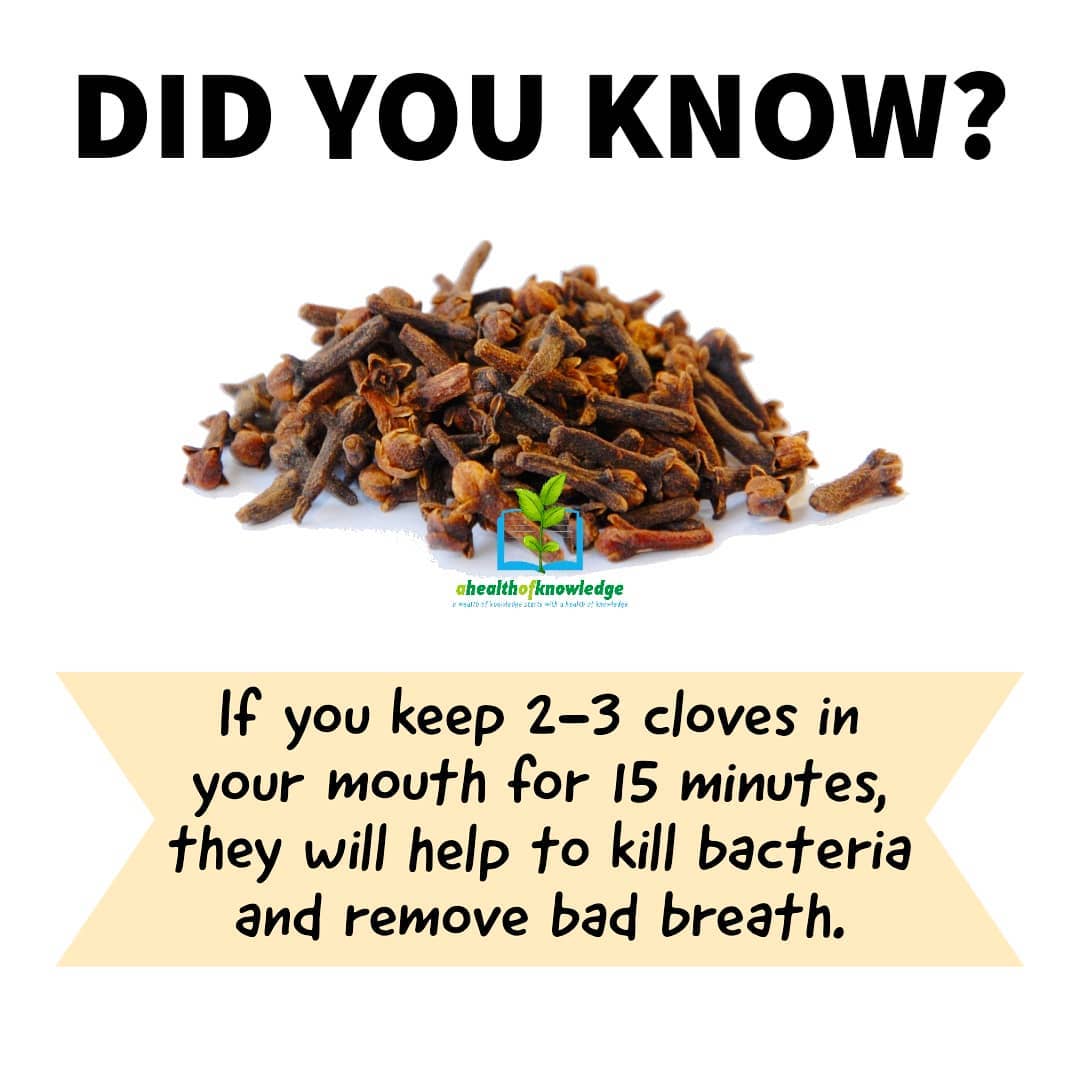 CLOVES ARE A SUPER HERB! 
.
.
.
.
.
                       …