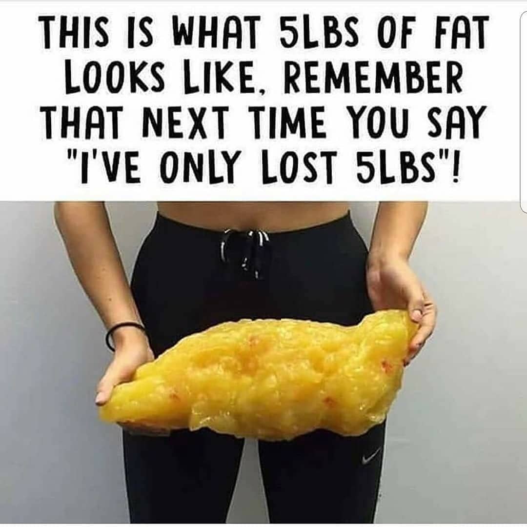 Don’t Downplay Your Progress. Losing 5 Pounds of Fat IS a Big Deal..
.
TAG A FRI…