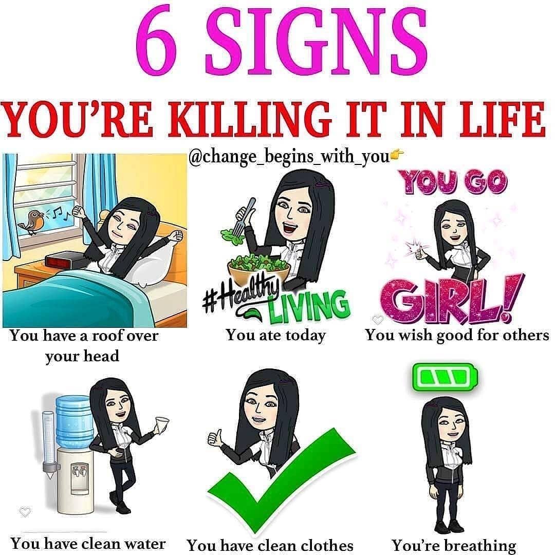 6 Signs you’re killing it in life

.
TAG-SAVE-SHARE with someone
.
People often …