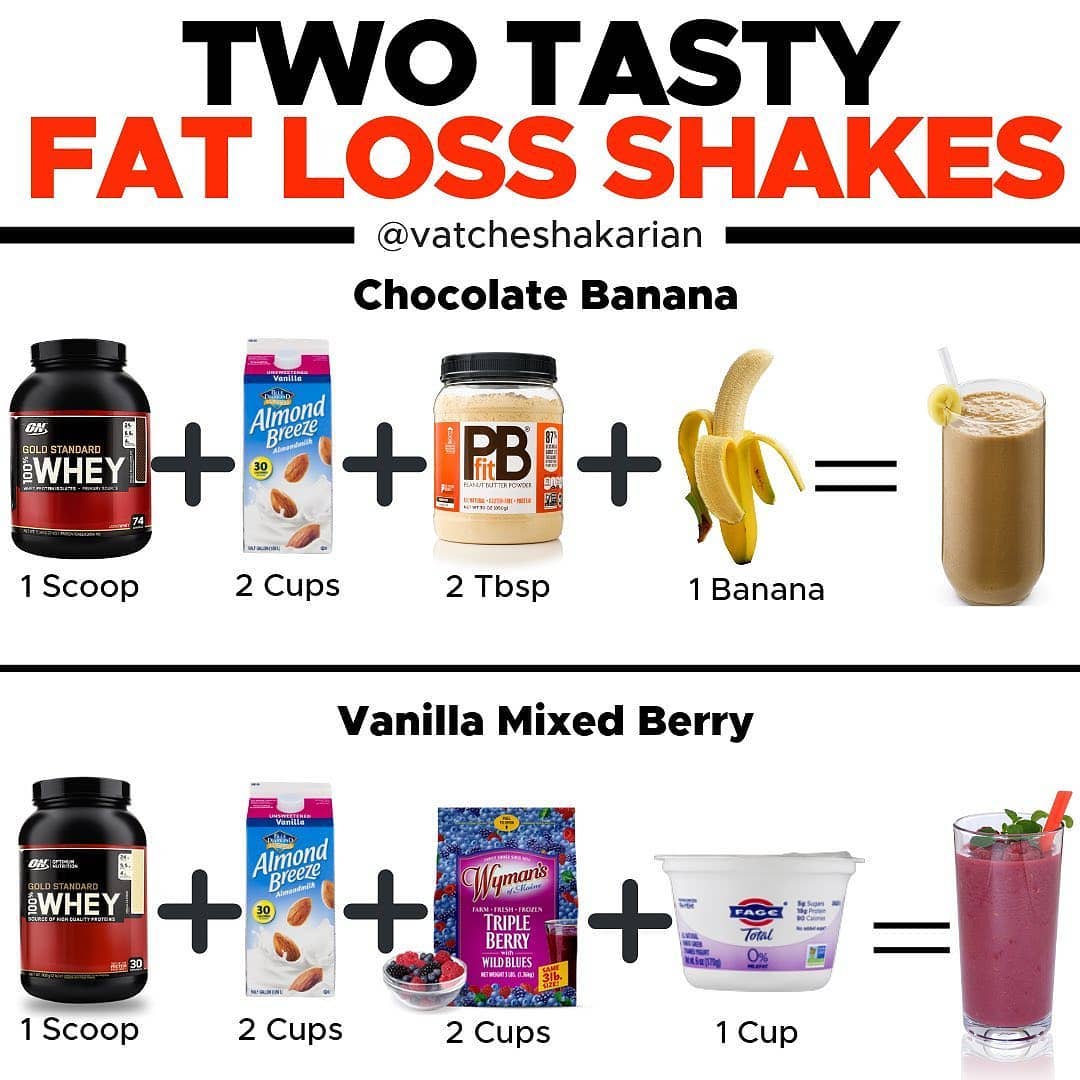 Tasty and yummy fat loss shakes Please follow  for more great content!! by 
⁣
Wi…