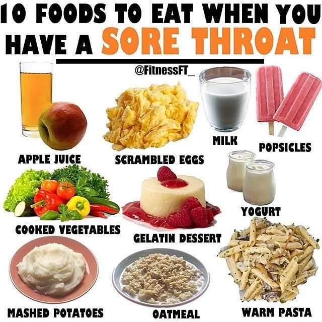 Please follow  for more great content!! FOODS TO EAT WHEN YOU HAVE A SORE THROAT…