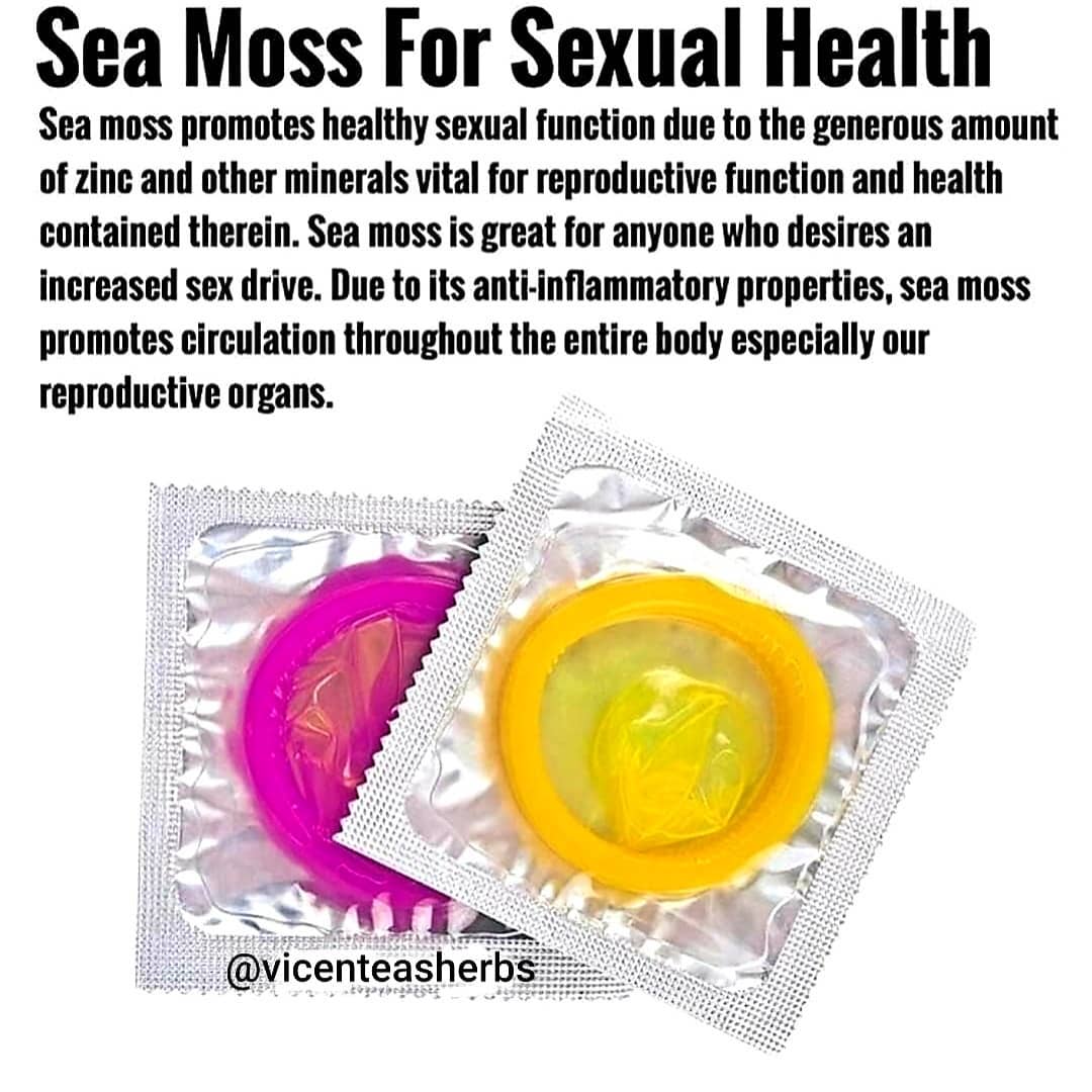 Great for both men and women.  Mucus is the enemy of sexual function and seamoss…