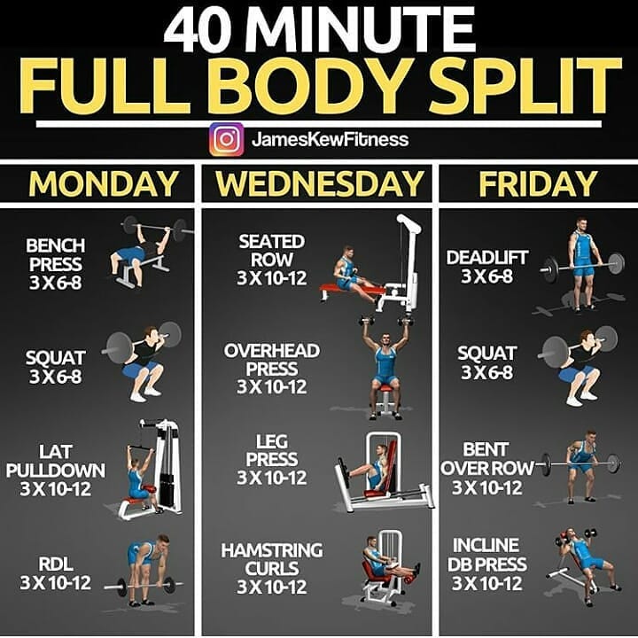 40 MINUTE FULL BODY SPLIT

Please follow  for more great content!! ————-…