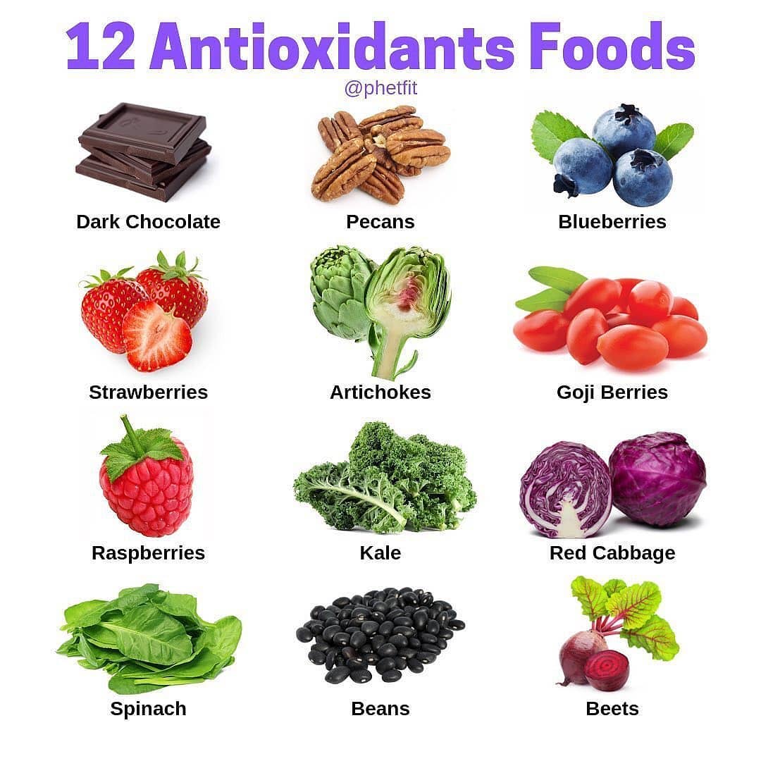 12 Healthy Foods High in Antioxidants
–

Please follow  for more great content!!…