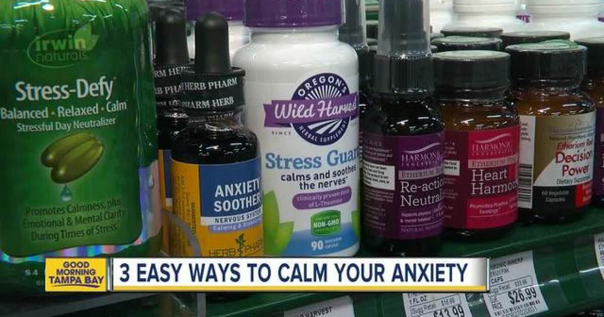 Calm your anxiety with three natural and affordable remedies – ABC Action News