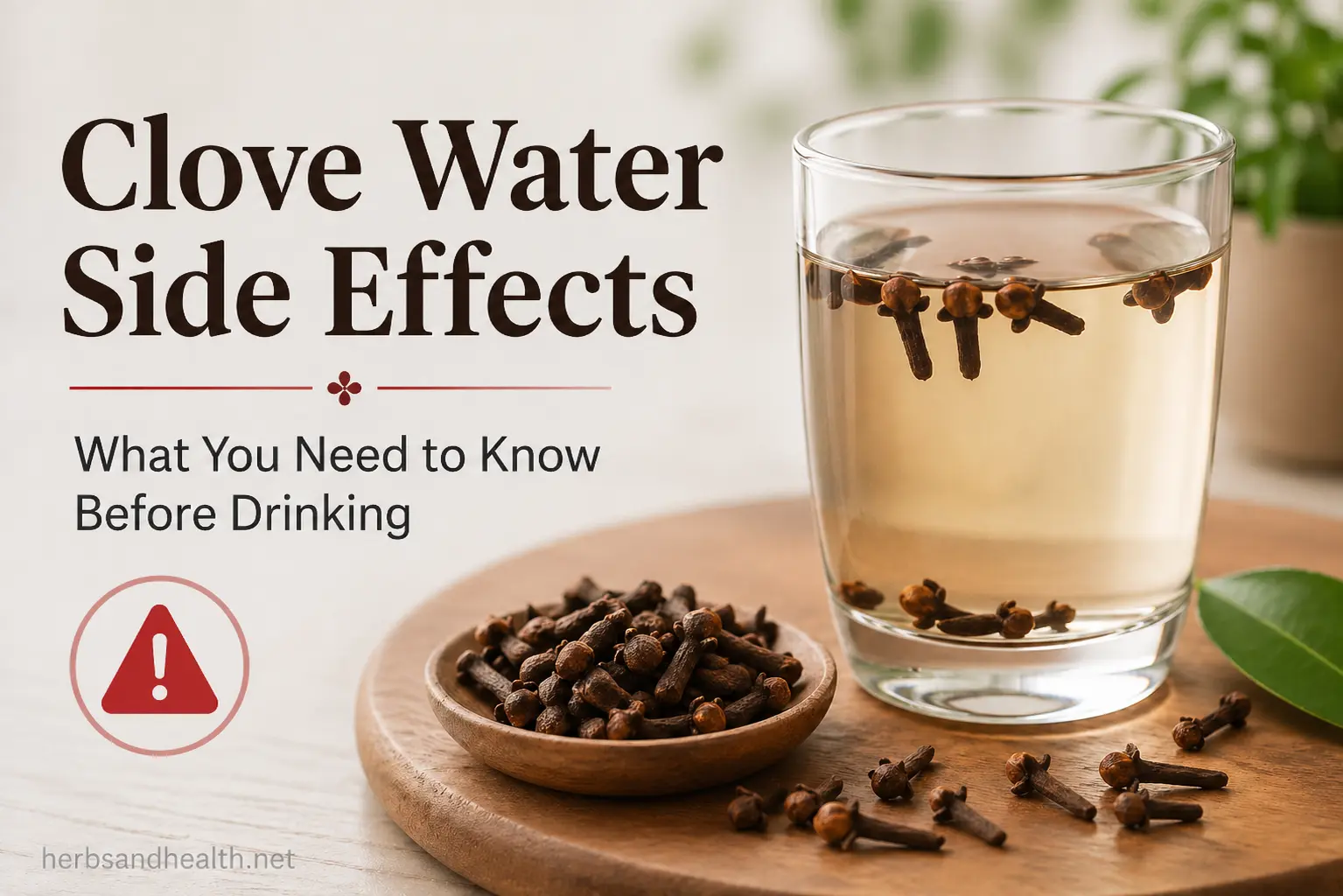 Clove Water Side Effects: What You Need to Know Before Drinking