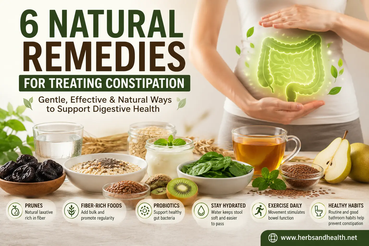 6 Natural Remedies for Treating Constipation: Safe, Effective Ways to Support Digestive Health