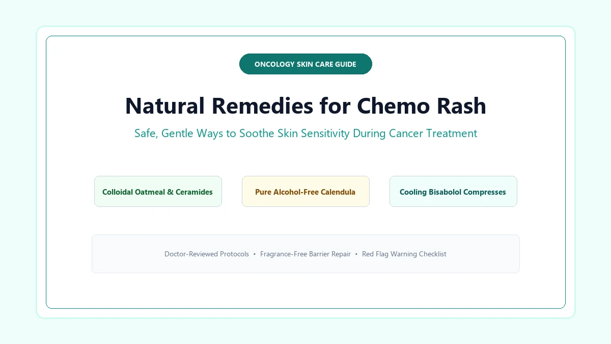 Natural Remedies for Chemo Rash: Safe Ways to Soothe Sensitive Skin During Cancer Treatment