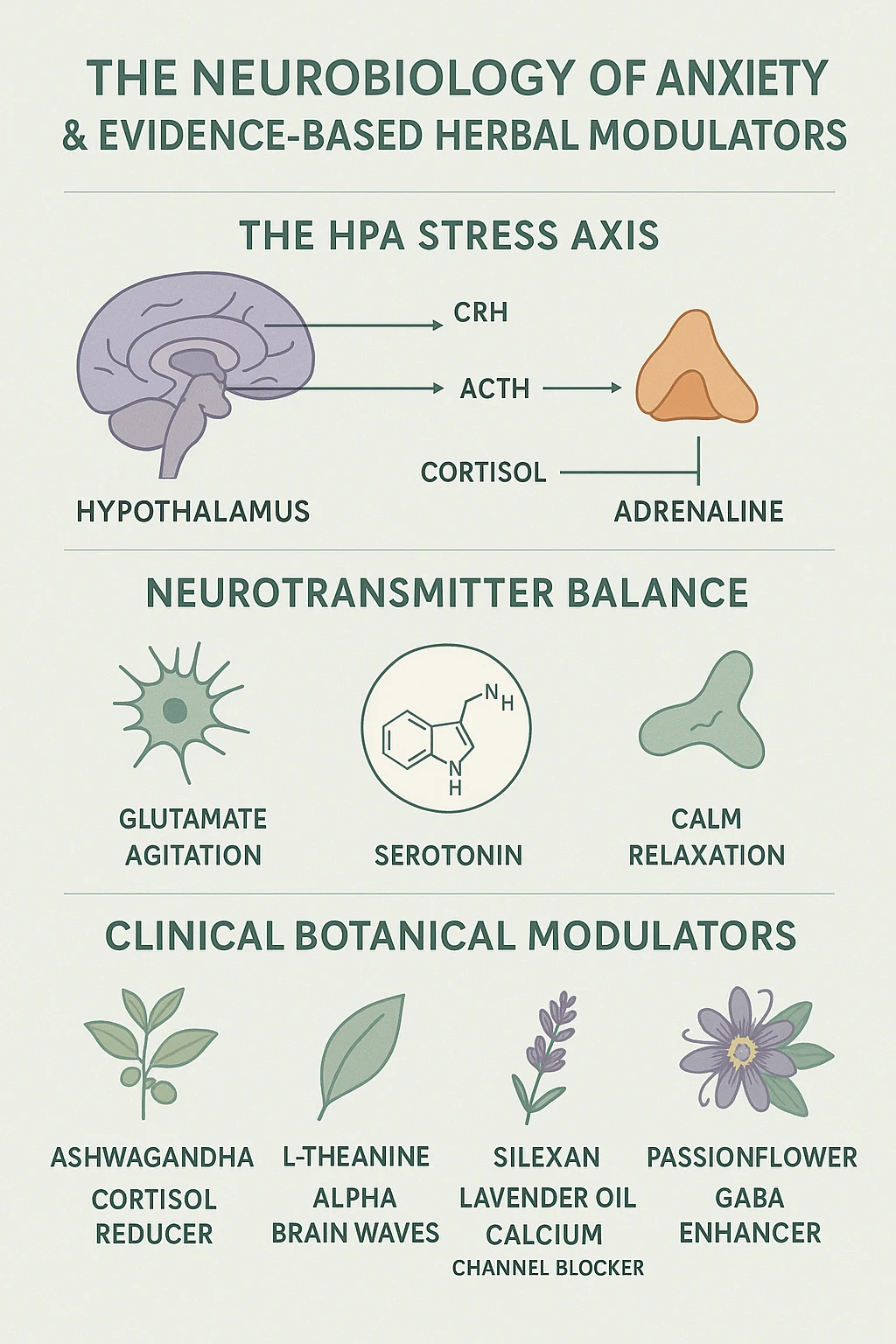 Calm Your Mind: The Clinical Guide to Natural Remedies for Anxiety, Chronic Stress & HPA Axis Dysregulation